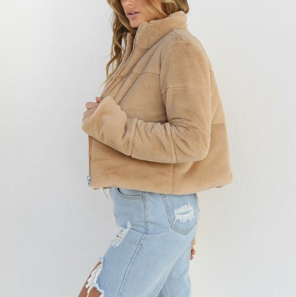 Tiger Mist Bridget Crop Puffer Jacket - Picture 4 of 9